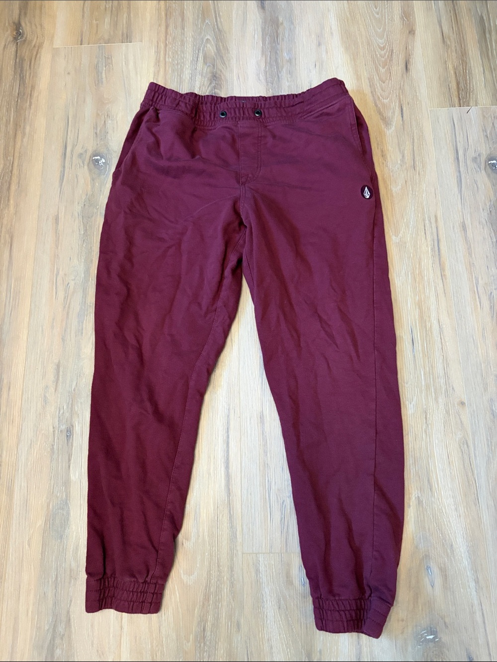 Volcom Maroon Men's Jogger Sweatpants